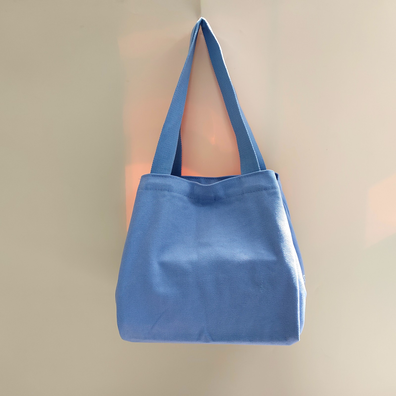 Convertible canvas tote crossbody bag dual-handle cross buckle security bag