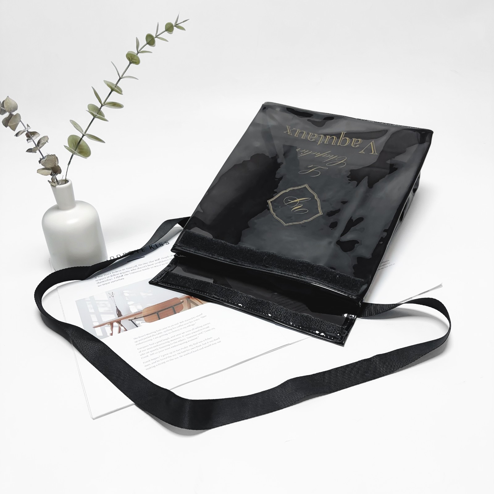 PPC waterproof convertible backpack tote adjustable strap wipe-clean shoulder bag