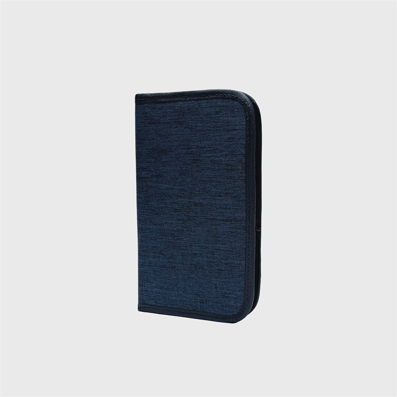 Zippered Card Case Travel Organizer Business Style Passport Holder