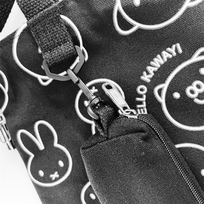 Custom Anime Cartoon-Print Convertible Wristlet Bag