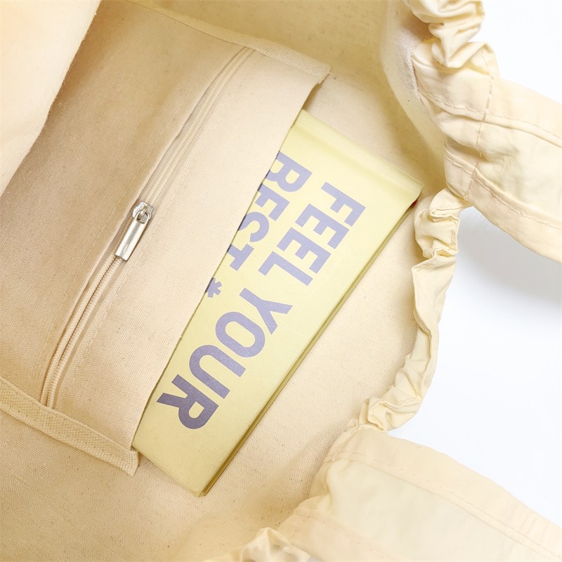 Custom Nylon Drawstring Tote Bag Quick-Dry Elastic Closure Carryall Customizable with Logo