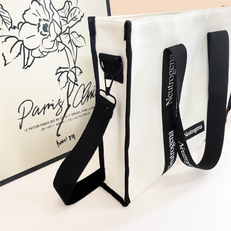 Customizable Crossbody Shoulder Bag Cotton Handle Heat Transfer Printing with Custom LOGO