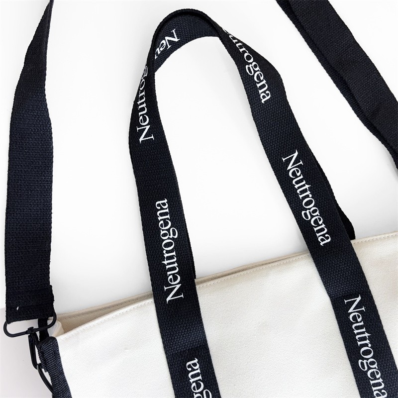 Customizable Crossbody Shoulder Bag Cotton Handle Heat Transfer Printing with Custom LOGO
