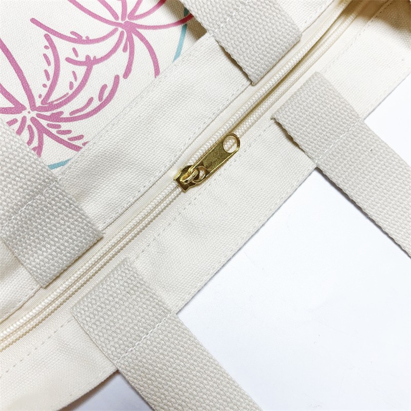 Adjustable Crossbody Shoulder Strap Canvas Tote Bag